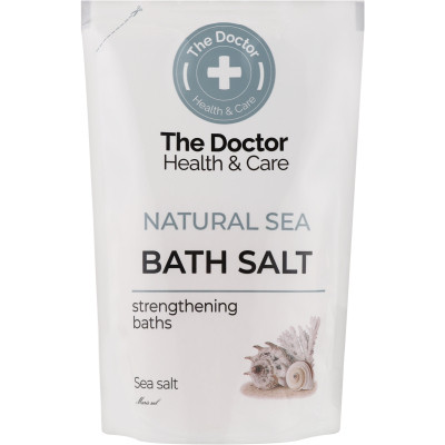 Сіль для ванн The Doctor Натуральна морська Дой-пак 500 г (4823015921735) Вінниця - фото 1
