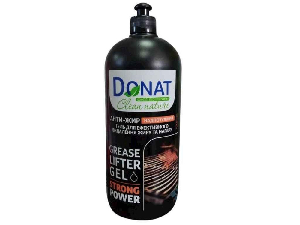 Гель для видалення Жиру 1л пуш-пул Clean Nature ТМ DONAT Київ - фото 1