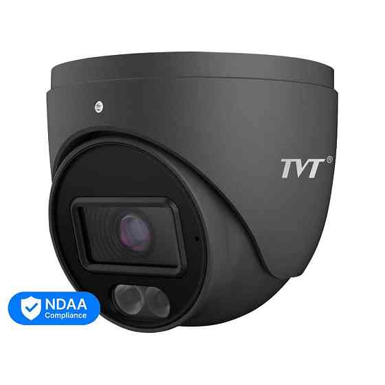 IP-відеокамера 4Mp TVT TD-9544S4L-C(D/PE/AW1) Black f=2.8mm, ІЧ+LED-підсвічування, з мікрофоном (77-00381) Киев