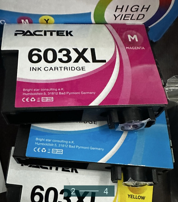 Картриджі: EPSON XP 603XL. Київ - фото 1