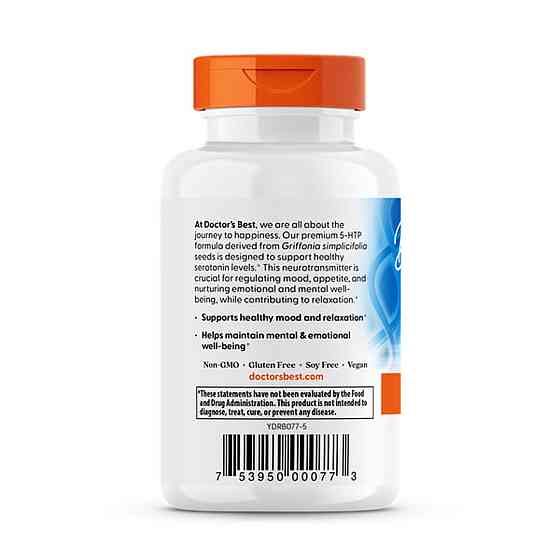 5-HTP 5-гидрокси Doctor's Best L-триптофан 60 вег капс Киев