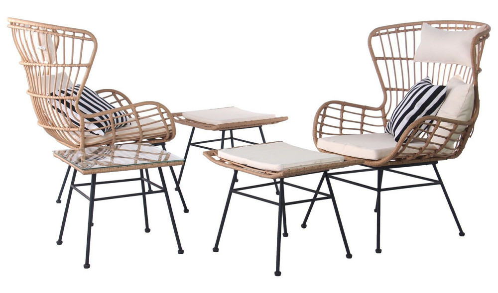 Комплект садових меблів Blanka Ротанг Латте Київ - фото 3