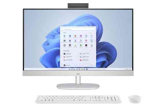 Комп'ютер персональний моноблок HP All-in-One 27" FHD IPS AG, AMD R7-350 AI, 32GB, F2TB, UMA, WiFi, кл+м, Win11, білий Київ