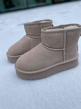 Hengji Угги жіночі HENGJI T38-3 бежеві (зима, замша натуральна) (5739) 39 Коломия