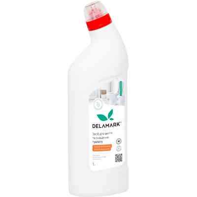 Засіб для чищення унітазу DeLaMark Жасмин та квітка апельсину 1 л (4820152333759) Вінниця