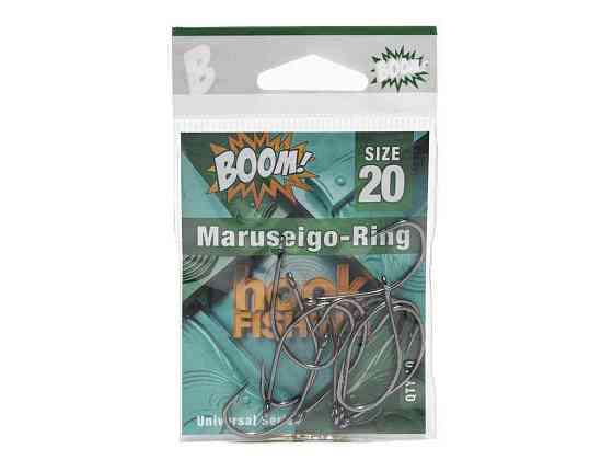 Крючок для мирной рыбы Maruseigo-Ring No20 (10 шт/уп) (BN) ТМ BOOM Киев