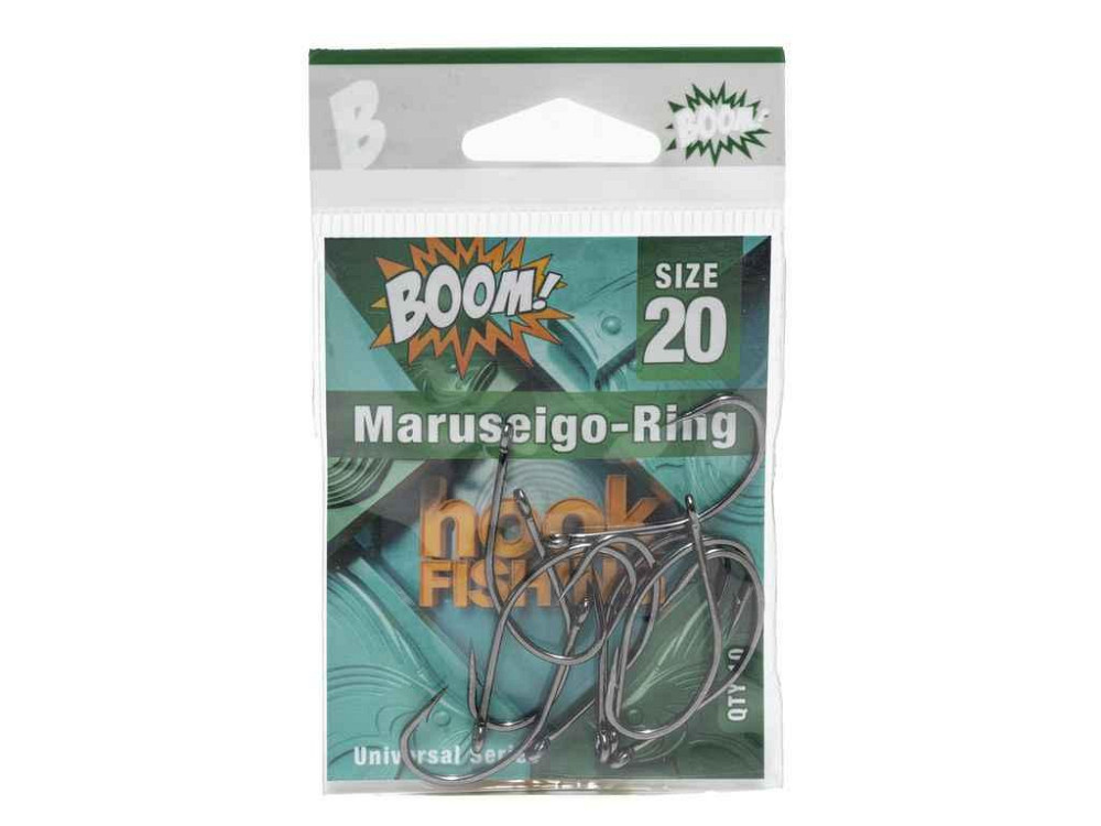 Крючок для мирной рыбы Maruseigo-Ring No20 (10 шт/уп) (BN) ТМ BOOM Киев - изображение 1