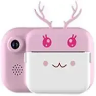 HOPESTAR Розовый Детский фотоаппарат C11 с экраном моментальной печати фото "Рожки" Коломыя - изображение 1