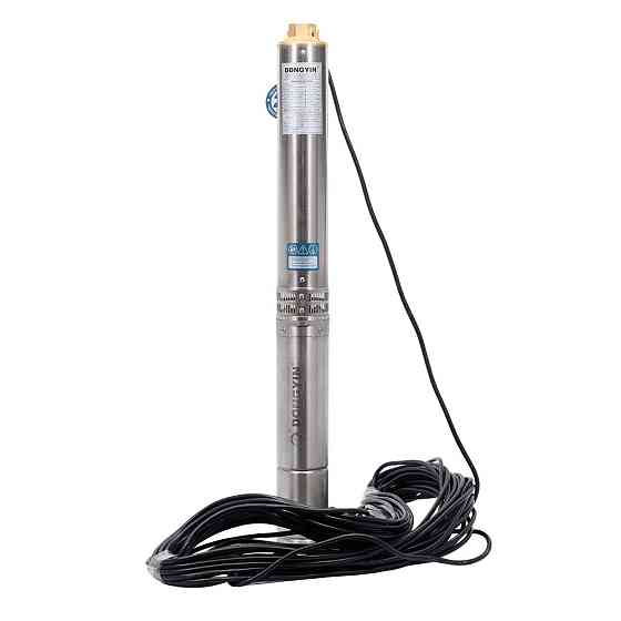 Насос відцентровий свердловинний 0.55кВт H 58(44)м Q 100(60)л/хв Ø102мм (кабель 35м) DONGYIN 4SEm4/8 (777472) Рівне