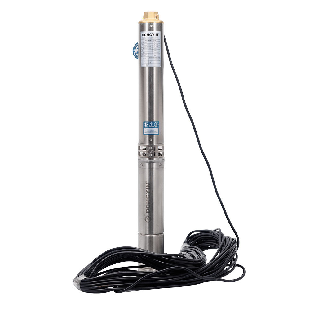Насос відцентровий свердловинний 0.55кВт H 58(44)м Q 100(60)л/хв Ø102мм (кабель 35м) DONGYIN 4SEm4/8 (777472) Рівне - фото 1