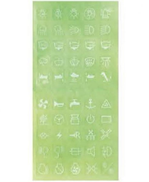 Стікери Перемикачів Для Катера Набір 50Шт Київ - фото 1