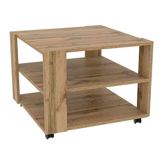 Стол журнальный Квант №4, Дуб Аппалачи, 600/600/450 Львов