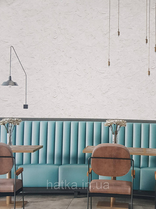 Шпалери вінілові на флізеліні гарячого тиснення DU&KA 1.06х10 вензель основа під штукатурку сірі коричневі Київ - фото 1