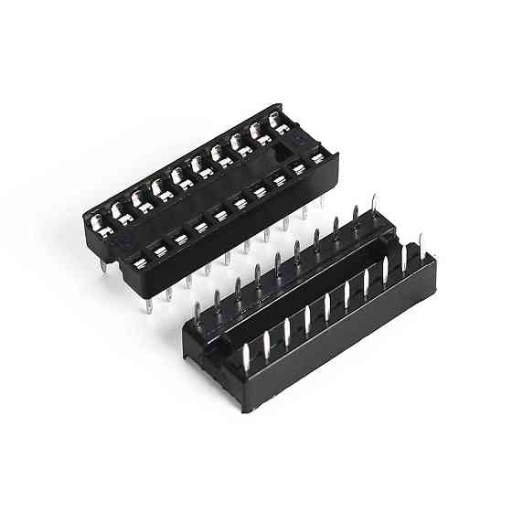 Панель SCS-20 10шт IC DIP 20 контактов узкая для установки микросхем в DIP-корпусе Киев