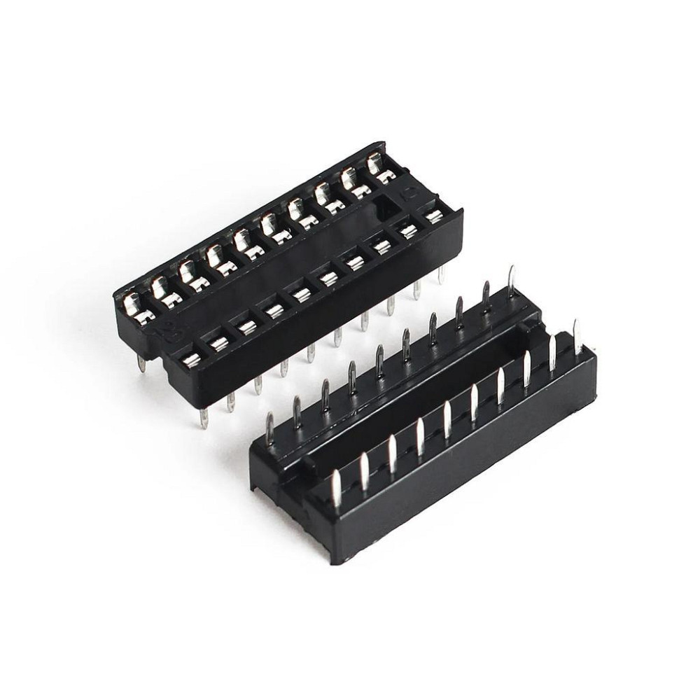 Панель SCS-20 10шт IC DIP 20 контактов узкая для установки микросхем в DIP-корпусе Киев - изображение 1