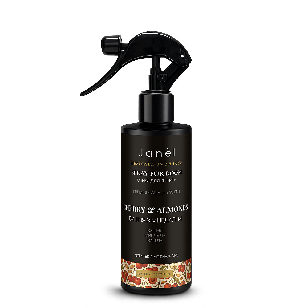 Арома спрей для дома Вишня с миндалем Cherry with almonds Janel 200 мл Киев - изображение 1