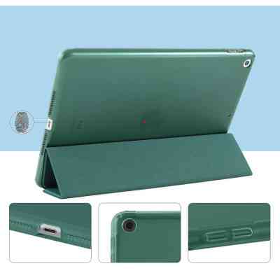 Чехол для планшета BeCover Tri Fold Hard Apple iPad 10.2 2019/2020/2021 Dark Green (709656) (709656) Винница