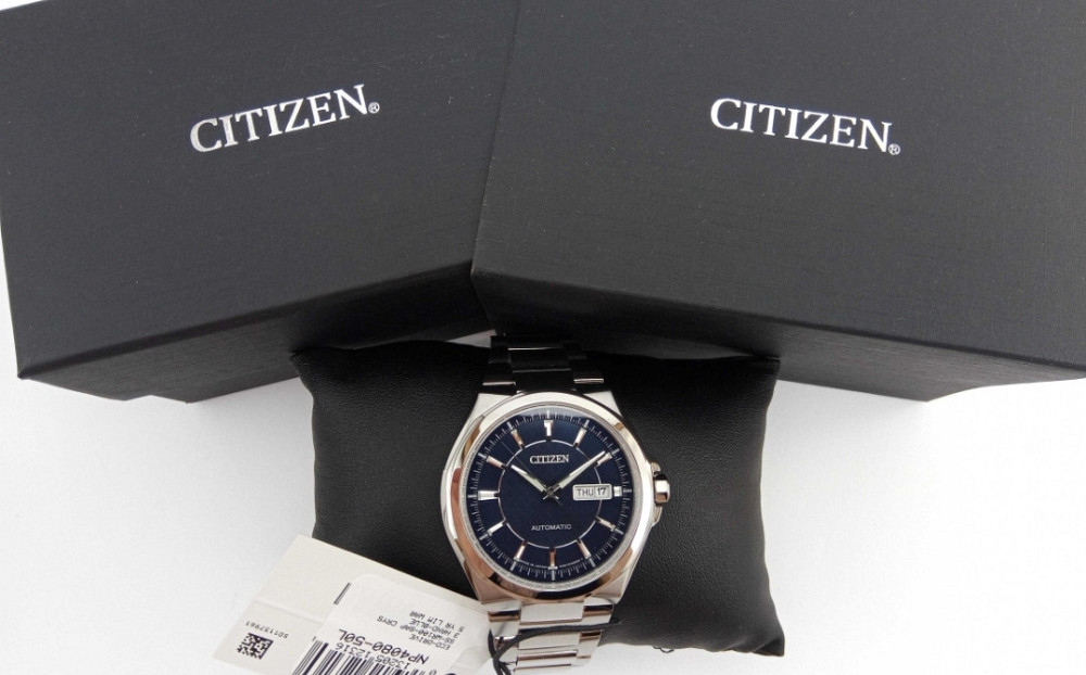 Японские мужские часы Citizen NP4080-50L механика автоподзавод, сапфир. Киев - изображение 1