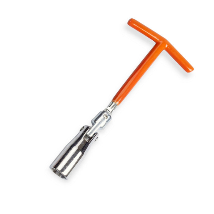 Ключ свечной 21 с карданчиком усиленный STRONG 200 мм Мукачево - изображение 1