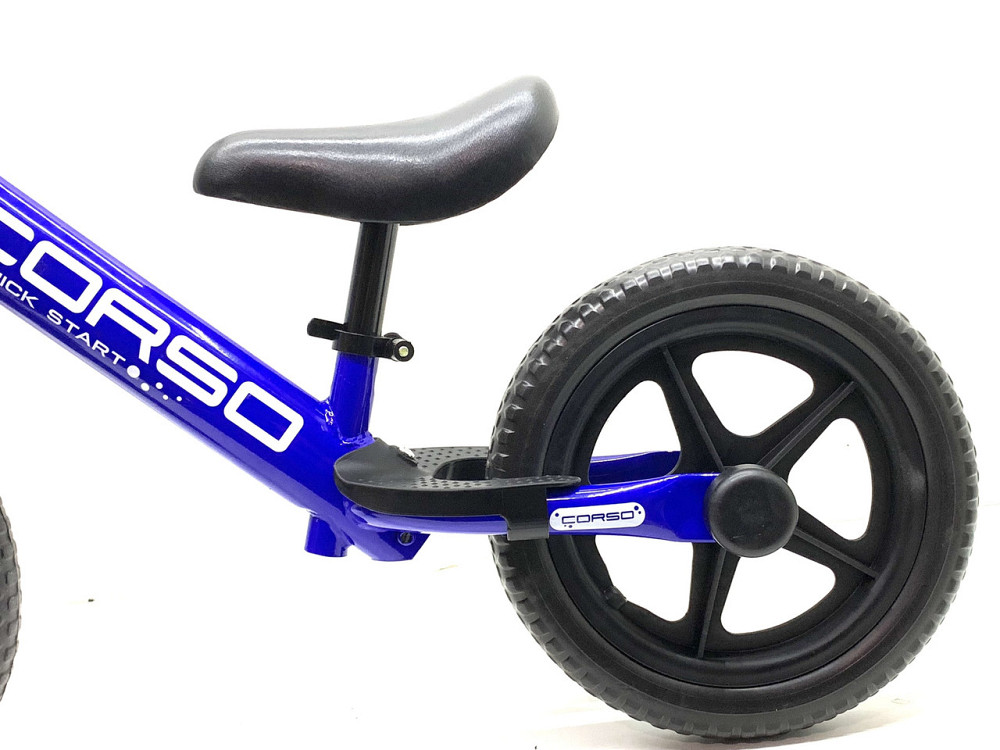 Велобіг CORSO SPRINT сталева рама колеса 12 дюймів підставка для ніг Синій (JR-96033) Чернігів - фото 3