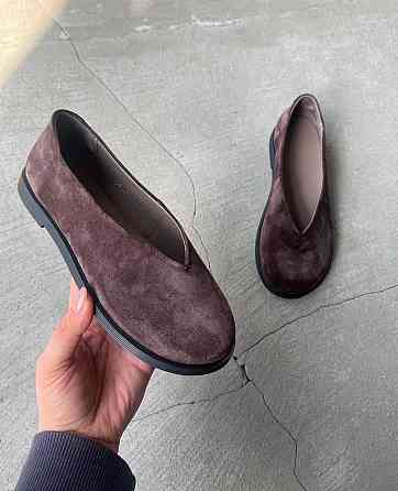 Vanessa Лофери жіночі VANESSA T-300-03 шоколадні (весна-осінь, замша натуральна) (5832) 38 Коломия