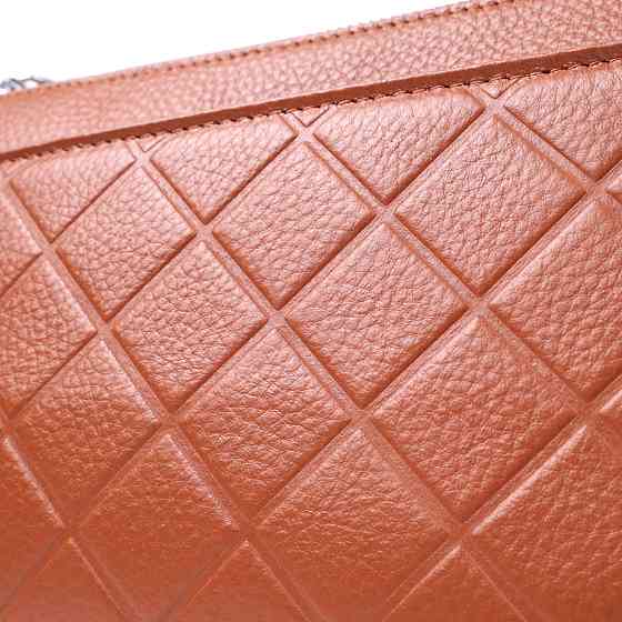 Сумка для женщин среднего размера на три отделения из натуральной кожи Vintage 22804 Рыжий Киев