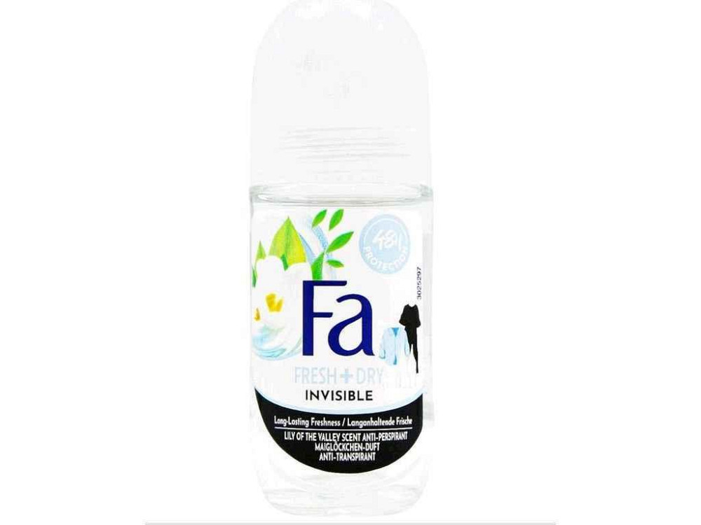 Антиперспирант-ролик Invisible Fresh с ароматом ландыша 50мл ТМ Fa   Solmir Киев - изображение 2