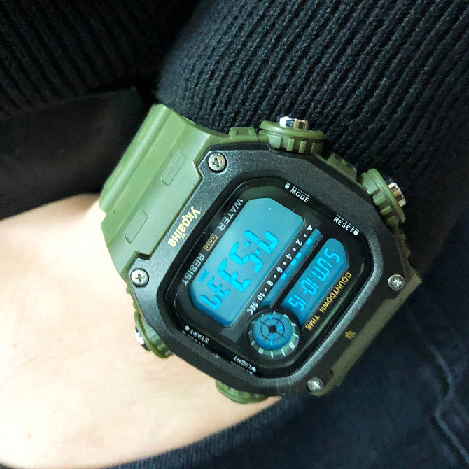 Чоловічий водостійкий кварцовий годинник SKMEI 6212/2126AG, Брендові HF-216 чоловічі годинники Київ - фото 5