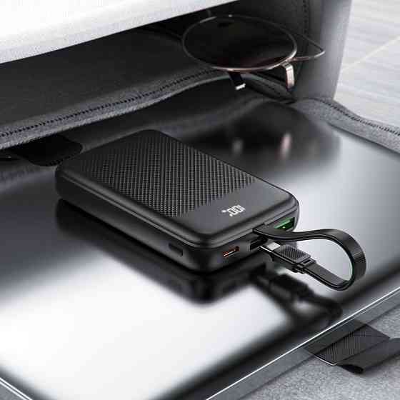 Павербанк 10000 mAh ACEFAST M13 22.5W PD швидка зарядка кабель у комплекті чорний power bank повербанк Одеса