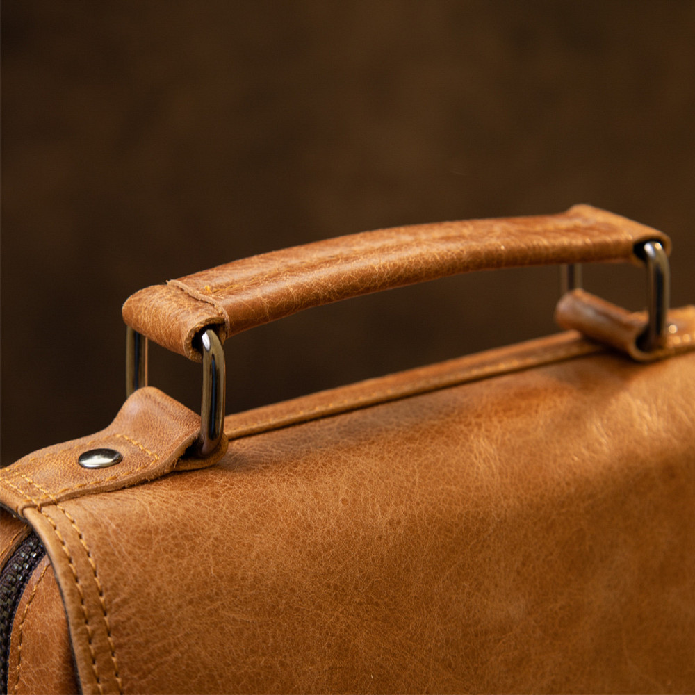 Сумка чоловіча месенджер на одне відділення Vintage 20413 Руда Київ - фото 10