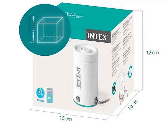 Электрический насос для надувных изделий Intex 400 л/мин Киев