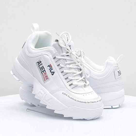 Кроссовки Женские FILA Disruptor Белые Кожаные Фила (размеры: 36,37,38,39,40) Видео Обзор Днепр