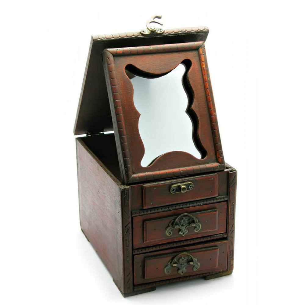 Скринька для прикрас із дзеркалом Київ - фото 1