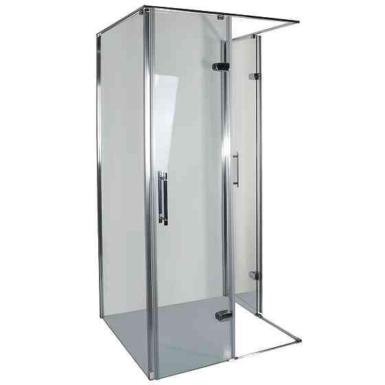 Душевая кабина квадратная без поддона от стены WDA N90TC BRAVO (2уп.) Киев