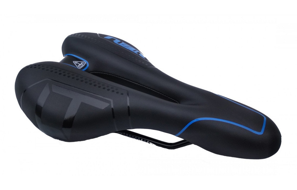 Сідло для велосипеда Feel Fit ZD-007-1 чорно-синій Бровари - фото 3