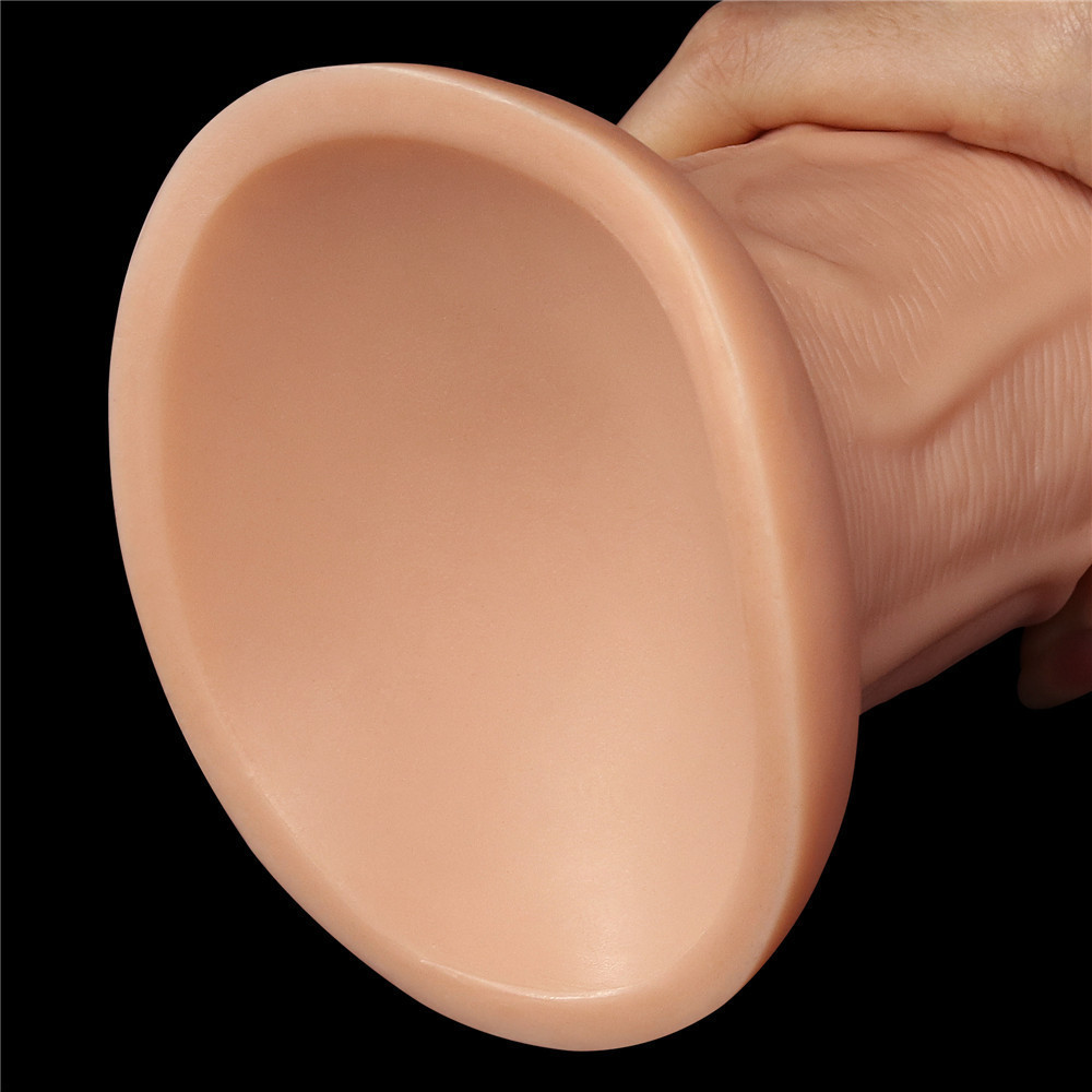 Фалоімітатор - King-Sized Realistic Curved Dildo 9.5" Flesh Sex Aura Київ - фото 2