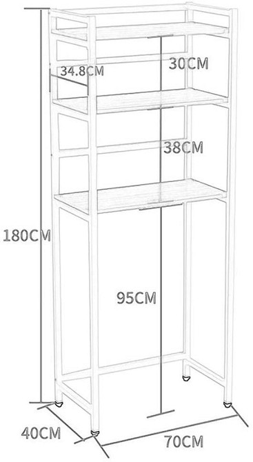 Стеллаж над стиральной машиной 