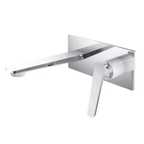 Смеситель для раковины настенный Frap F1058-22, белый/хром Киев - изображение 1