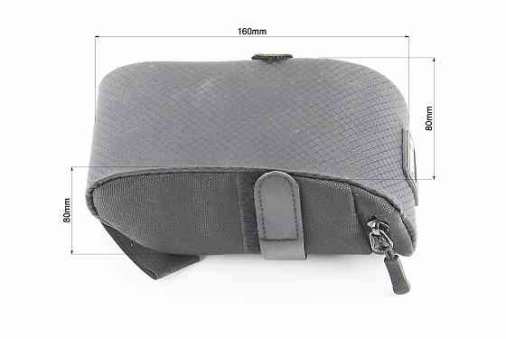 Сумка під сидіння, кріпл. на липучці, чорна Київ