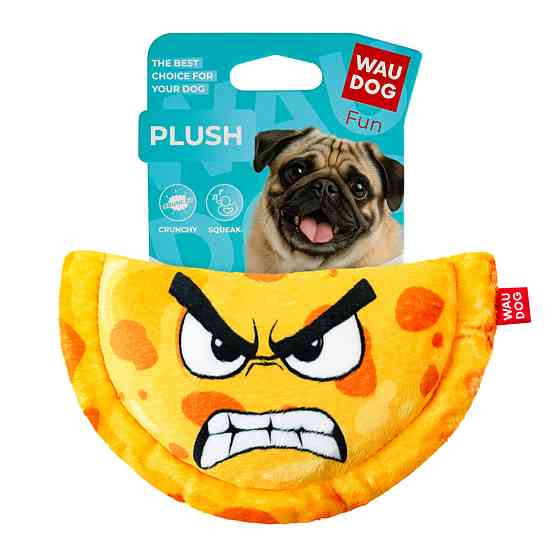 Игрушка для собак WAUDOG Fun Plush Чебурек, плюш, Ш 20 см, Д 13 см Киев