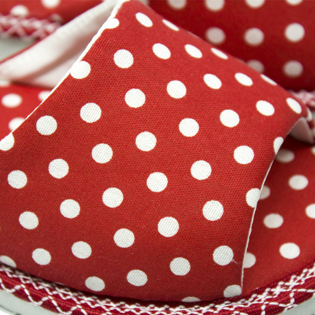 Тапочки комнатные женские красные открытые 