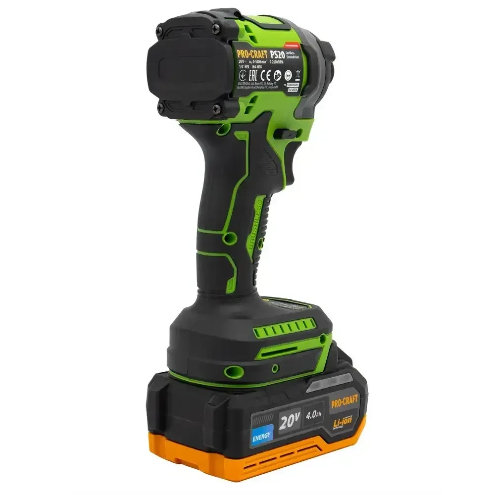 Вертолет аккумуляторный бесщеточный инструмент Procraft PS20 без АКБ и ЗУ,Винтоверт аккумуляторный 210 ​​H*m Львов - изображение 5