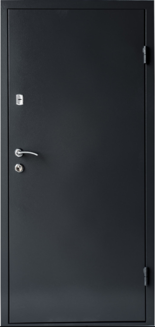 Дверь входная Наши Двери ОПТИМА Параллель RAL 7024 / Дуб шато ПВХ 860х1900 мм Киев - изображение 1