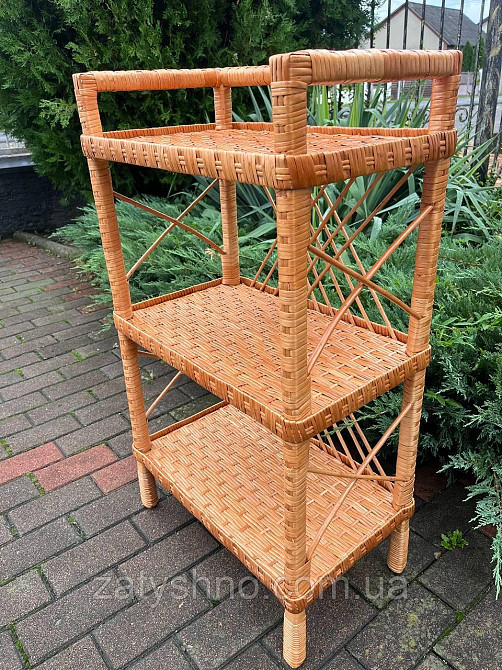 Стелаж плетений на 3 полиці Київ - фото 8