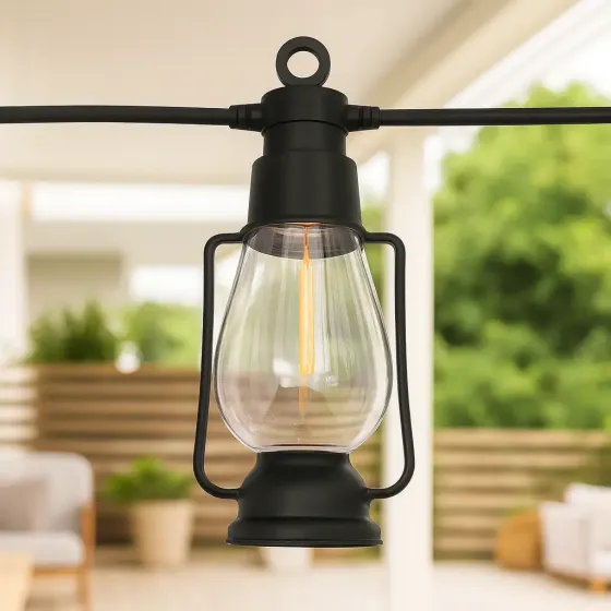 Уличная гирлянда, ретро-лампы подвесные 220 В, теплый свет SFK-49 Коломия