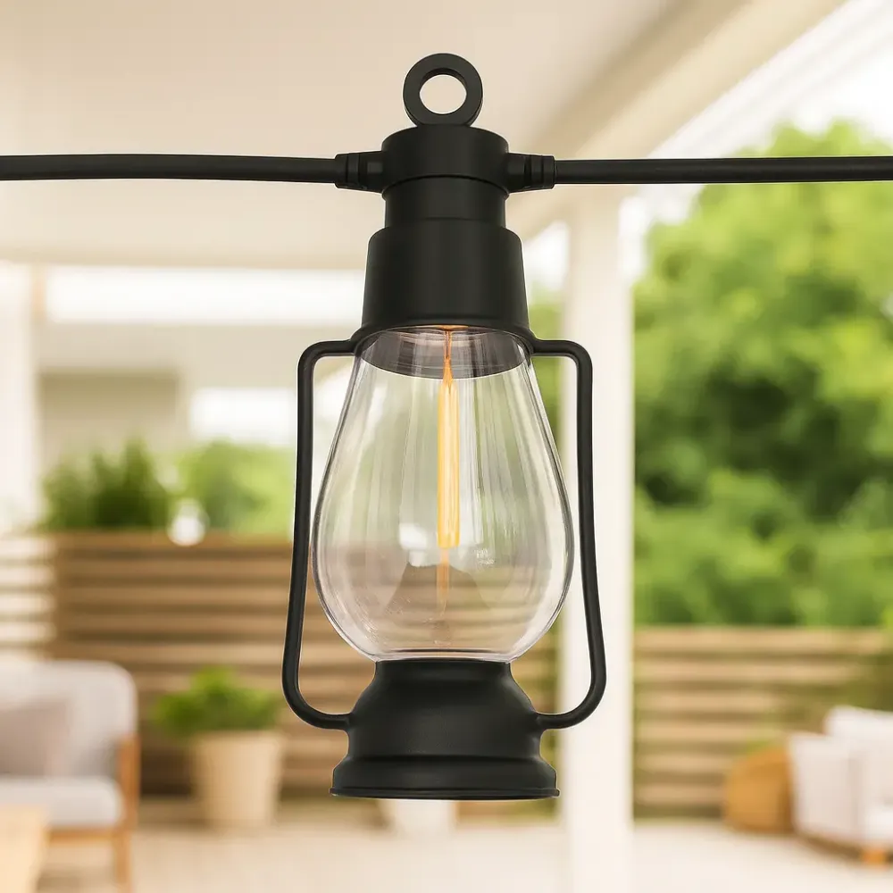 Уличная гирлянда, ретро-лампы подвесные 220 В, теплый свет SFK-49 Коломия - фото 1