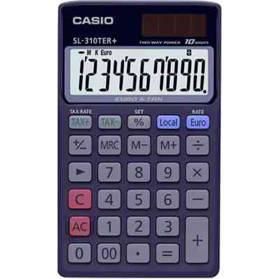 Калькулятор Casio SL-310TER+-WA-EP, темно-синій (CALC-CAS-SL-310TER) Вінниця