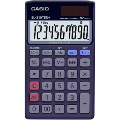 Калькулятор Casio SL-310TER+-WA-EP, темно-синий (CALC-CAS-SL-310TER) Винница - изображение 1
