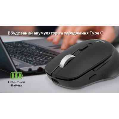 Мышка REAL-EL RM-380W Wireless Black (EL123200057) Винница