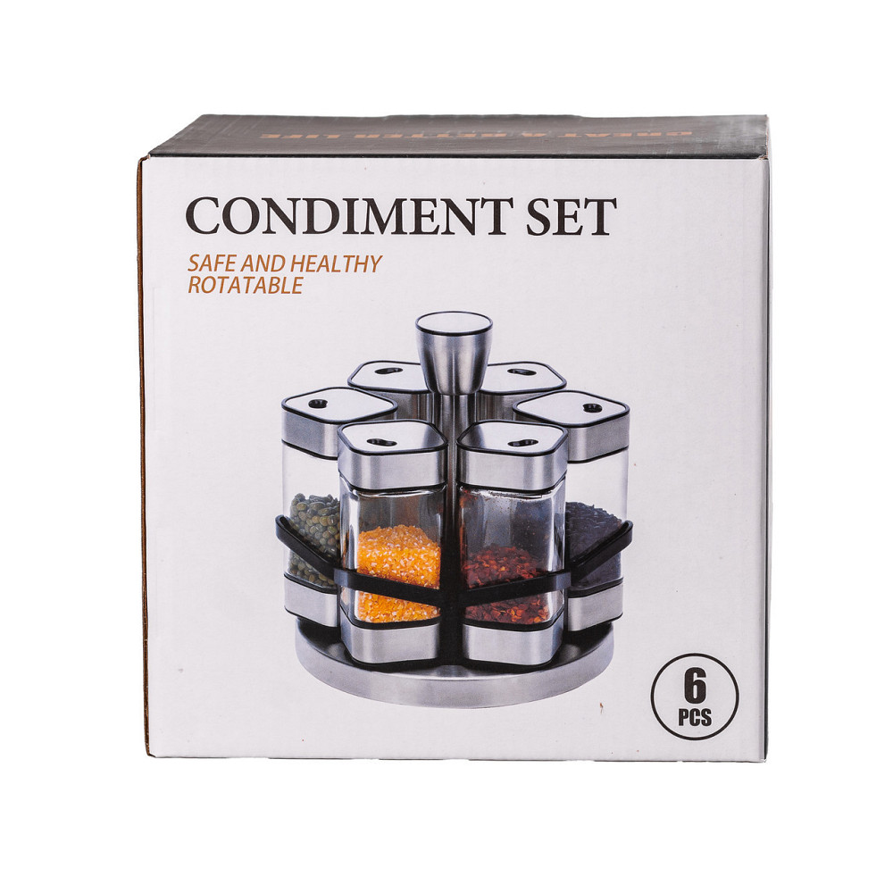 Набір спецій на підставці 6 предметів 120 мл Київ - фото 2